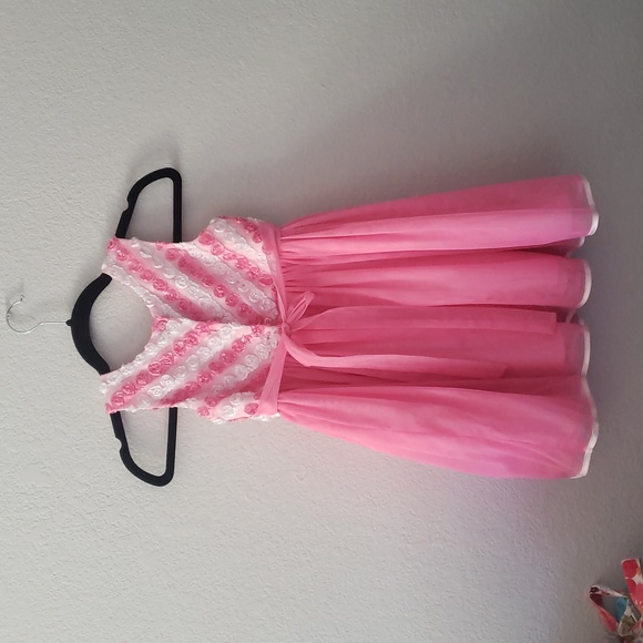 Jona Michelle Pink and White Lace Dress - Picture 5 of 5